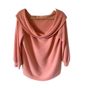 a.n.a. Cowl Neck Long Sleeve Soft Sweater Pullover Size L